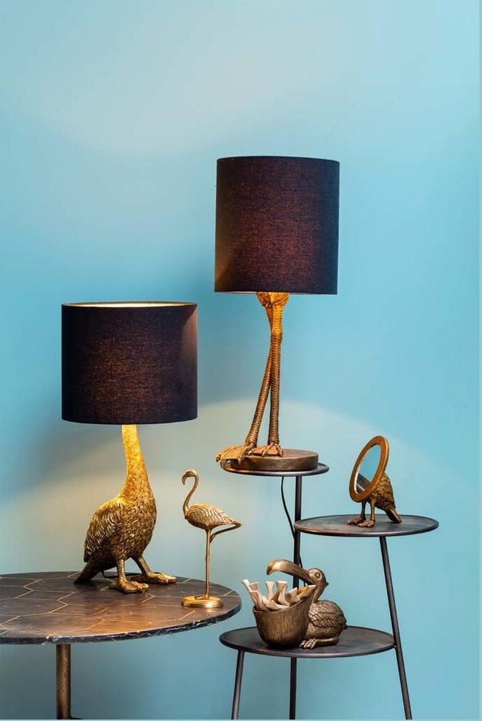 Lámpara De Mesa Decorativa Golden Goose - Imagen 3